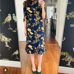 Reformation size 0 floral print dress. Barely worn.